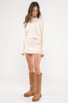Cableknit Pullover || Ivory