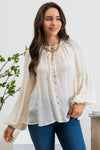 Button Blouse || Ivory