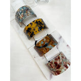 Acrylic Cuff Elastics Ponytail Holders || Random Colour