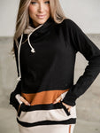 Ampersand Avenue Double Hood Sweatshirt || Fall In Love