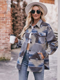 Aztec Geometric Jacket || Pink