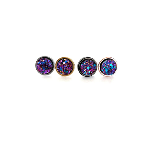 Candy Color Druzy Earrings || Select Colour