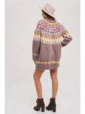 Fair Isle Sweater Dress || Coco