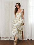 Tiered Midi Dress || Floral