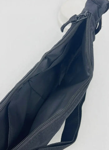 Nylon Crescent Crossbody Purse