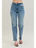 H.W Straight Fit || Medium Wash