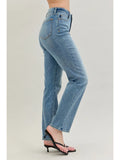 H.W Straight Fit || Medium Wash