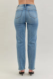 H.W Straight Fit || Medium Wash