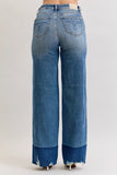 H.W. Column Straight || Dark Wash