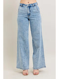 H.W. Retro Wide Leg || Stone Wash