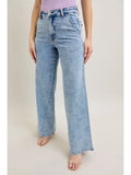 H.W. Retro Wide Leg || Stone Wash