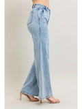 H.W. Retro Wide Leg || Stone Wash
