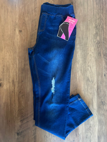 JVINI Ponte Pants || Dark Blue