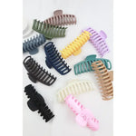 Matte Jumbo Round Comb Hair Claw