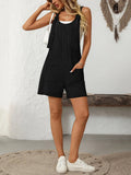 Knot Strap Overalls || Black