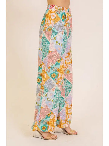 Set-Patchwork Boho Dream Pants || Multi-Colour