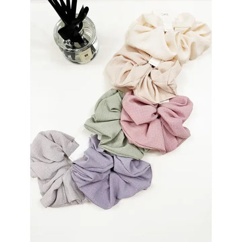 Soft Tone Textured Scunchie
