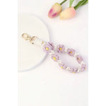 Daisy Flower Wristlet Keychain