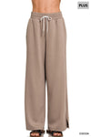 Plus Scuba Drawstring Pants || Cocoa