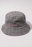 Plaid Bucket Hat || Black