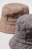 Plaid Bucket Hat || Black