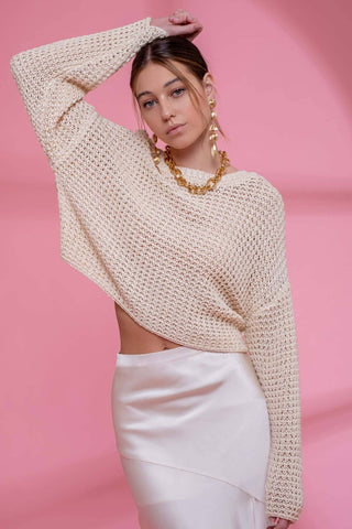 Knitted Pullover || Oatmeal