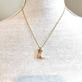 Western Boot Necklace || Select Colour