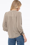 Pleated Top || Sage Green
