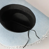 Cowboy Hat with Sequins || Denim