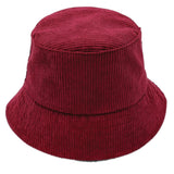 Thin Corduroy Bucket Hat || Rust
