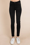 Mid Rise Classic Skinny Jeans || Black Wash