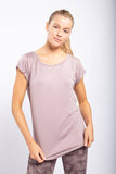 Essential Cap Sleeve Shirt || Taupe