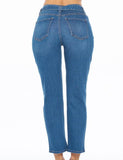 Belted Jeans || Medium Wash
